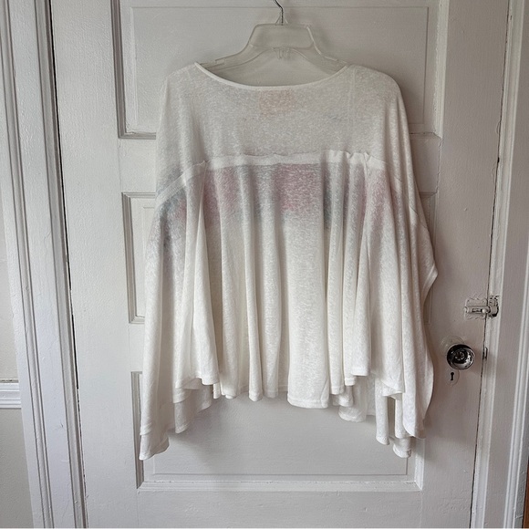 Savanna Jane Floral Embroidered Kimono Sleeve Blouse Flowy Relaxed Fit Boho - Picture 15 of 16